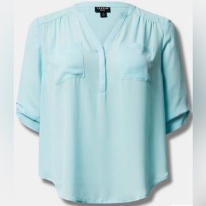 Harper Georgette Pullover 3/4 sleeve